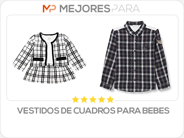 vestidos de cuadros para bebes