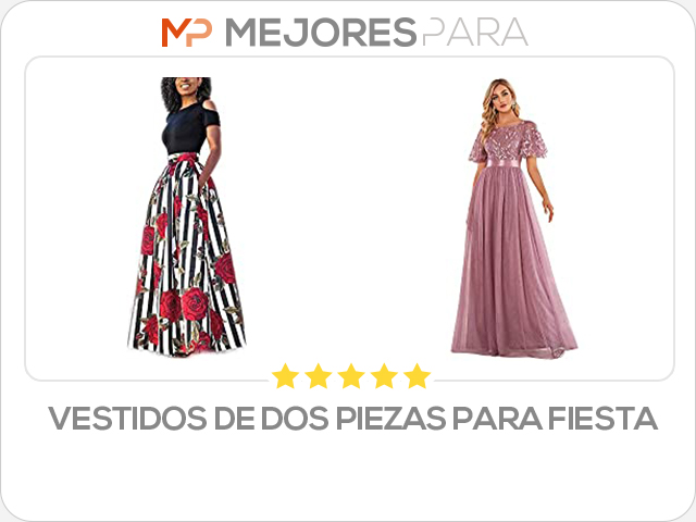 vestidos de dos piezas para fiesta