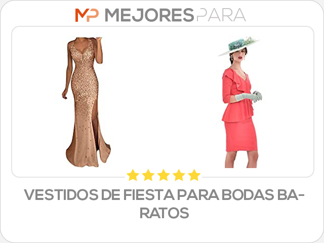 vestidos de fiesta para bodas baratos