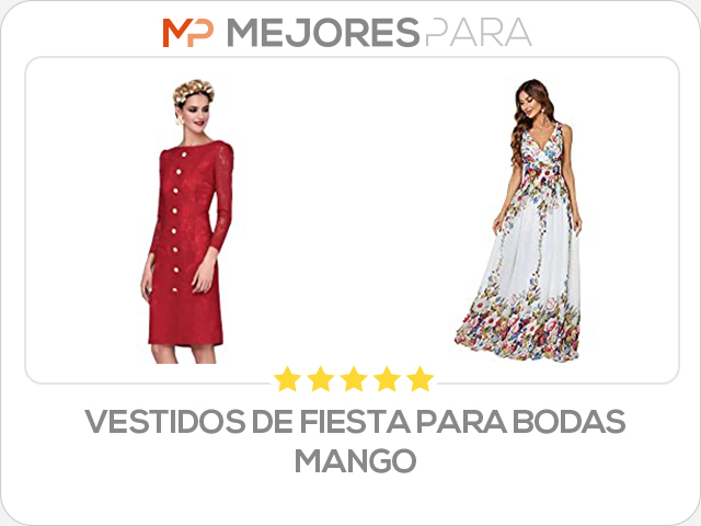 vestidos de fiesta para bodas mango