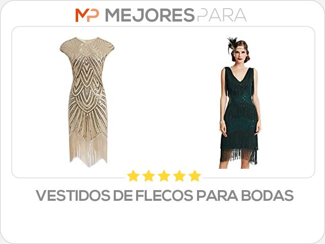 vestidos de flecos para bodas