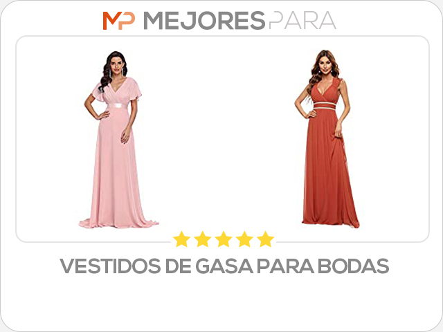 vestidos de gasa para bodas