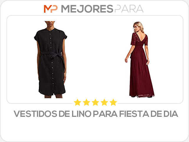 vestidos de lino para fiesta de dia