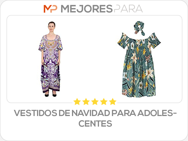 vestidos de navidad para adolescentes