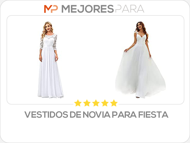 vestidos de novia para fiesta