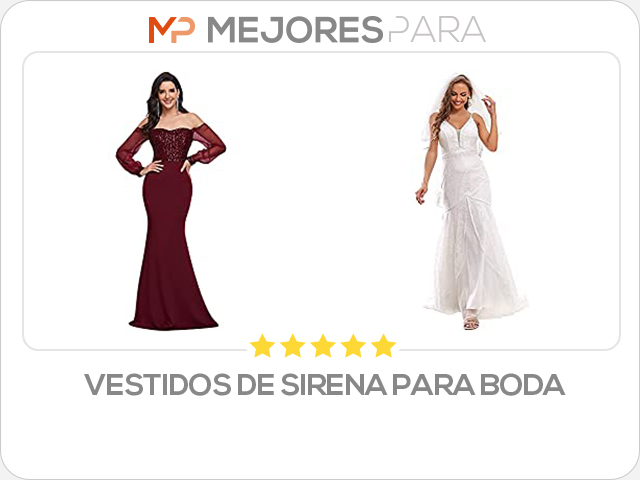 vestidos de sirena para boda