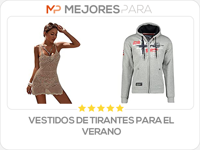 vestidos de tirantes para el verano