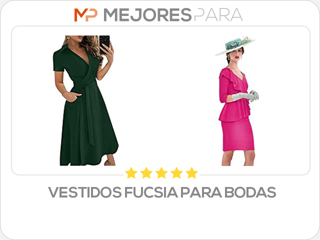 vestidos fucsia para bodas