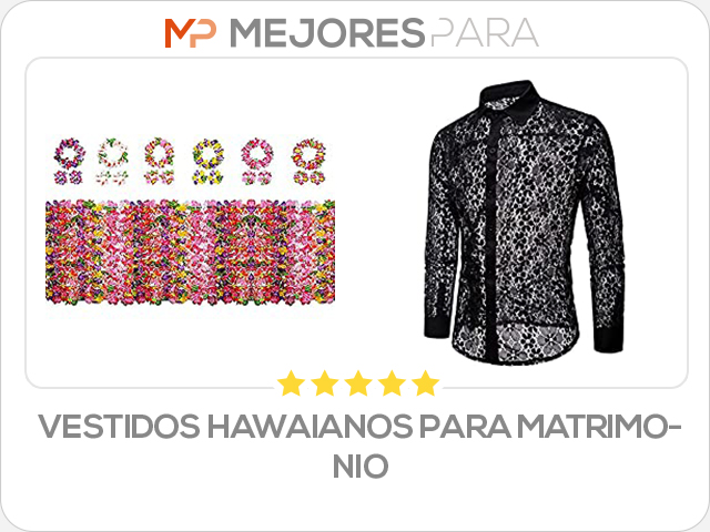 vestidos hawaianos para matrimonio