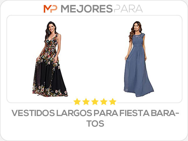 vestidos largos para fiesta baratos