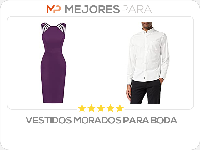 vestidos morados para boda