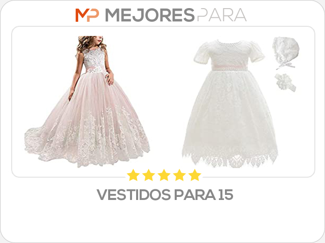 vestidos para 15