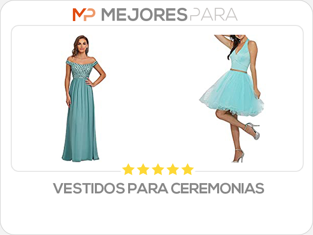 vestidos para ceremonias