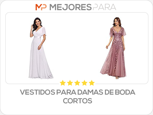 vestidos para damas de boda cortos