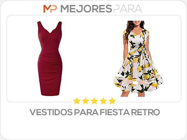 vestidos para fiesta retro