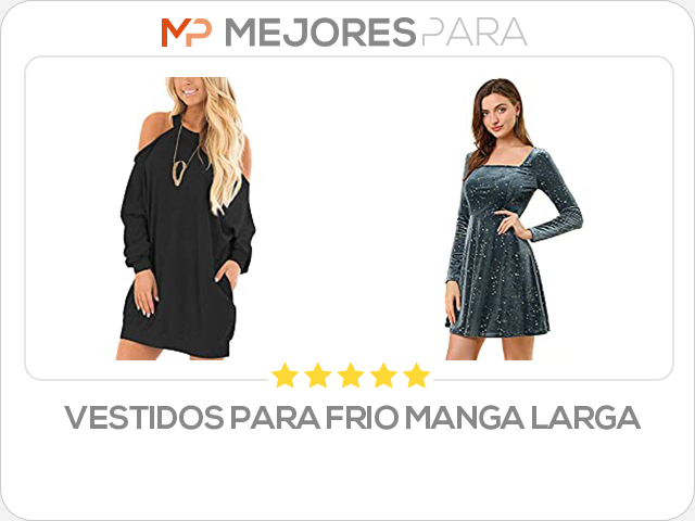 vestidos para frio manga larga