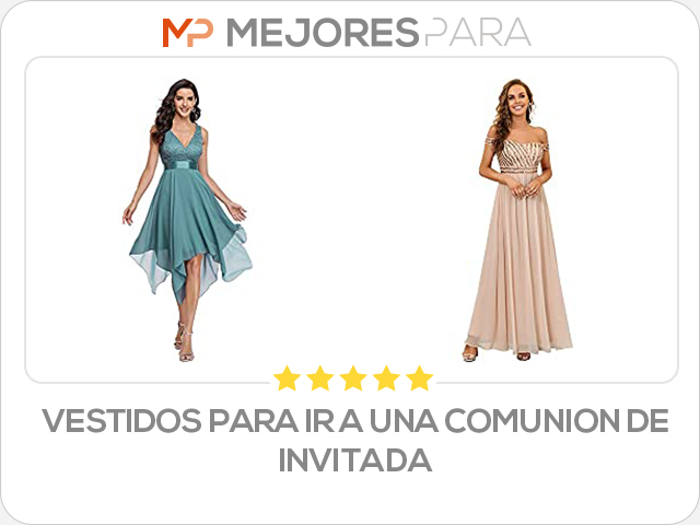 vestidos para ir a una comunion de invitada