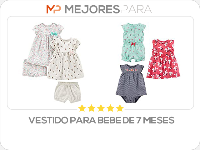 vestido para bebe de 7 meses