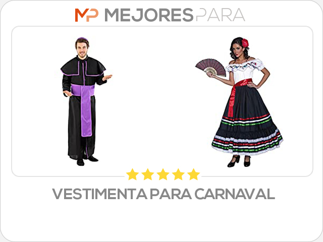 vestimenta para carnaval