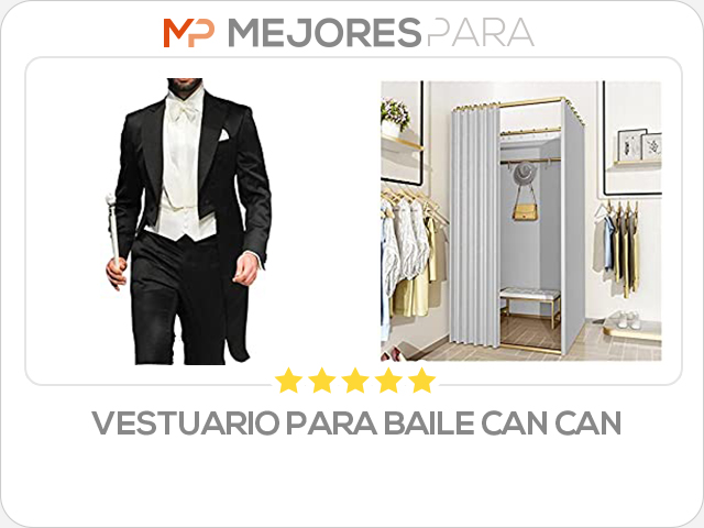 vestuario para baile can can