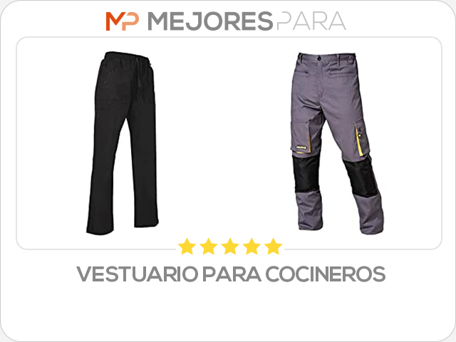 vestuario para cocineros