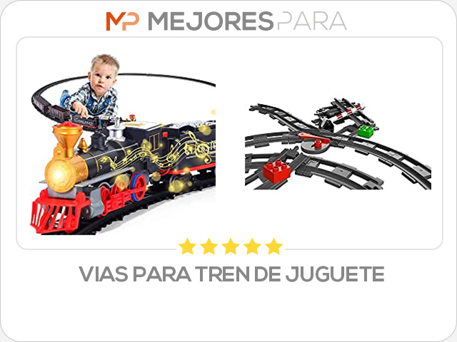 vias para tren de juguete