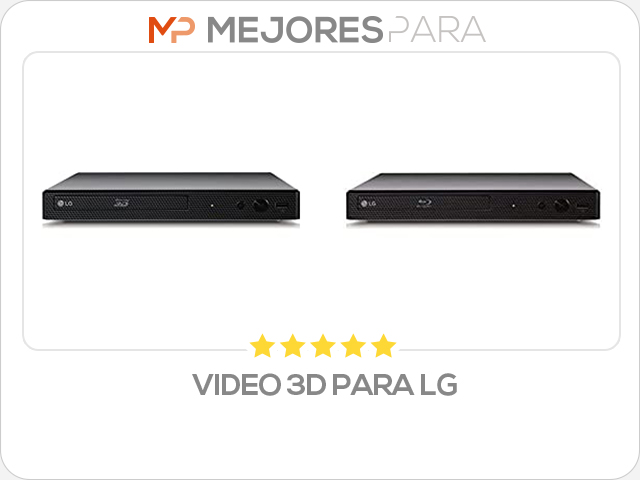 video 3d para lg