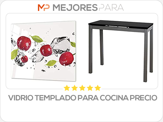 vidrio templado para cocina precio