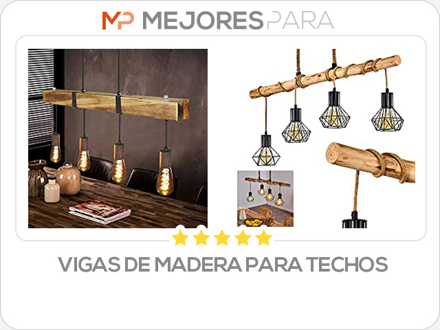 vigas de madera para techos