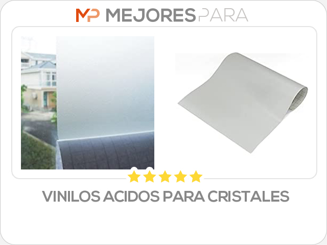 vinilos acidos para cristales