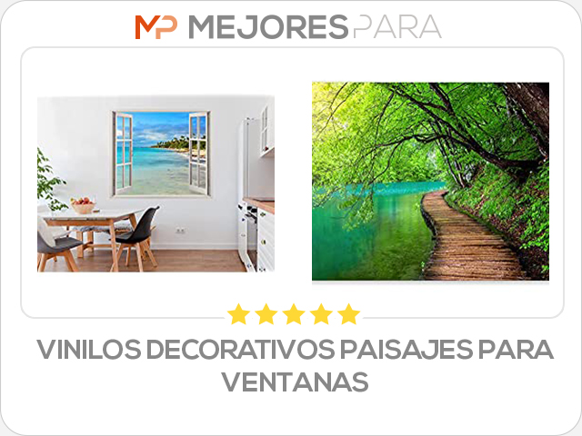 vinilos decorativos paisajes para ventanas