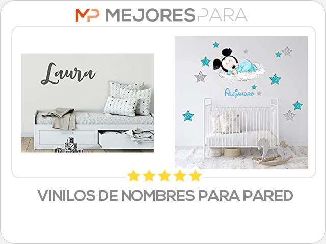 vinilos de nombres para pared