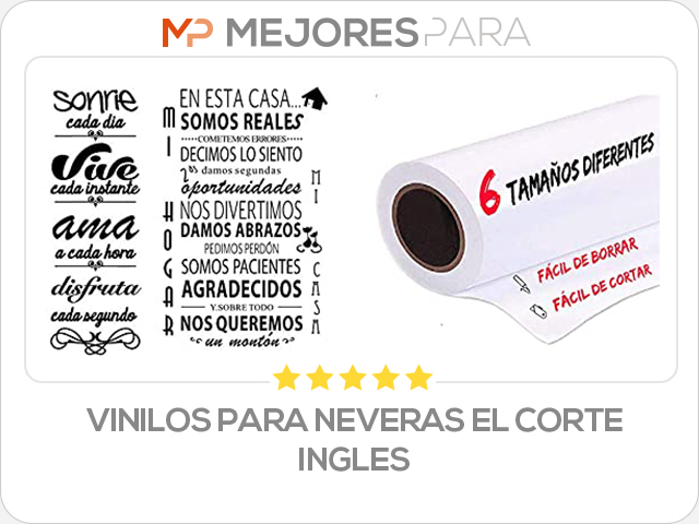 vinilos para neveras el corte ingles