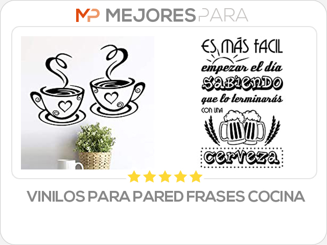 vinilos para pared frases cocina