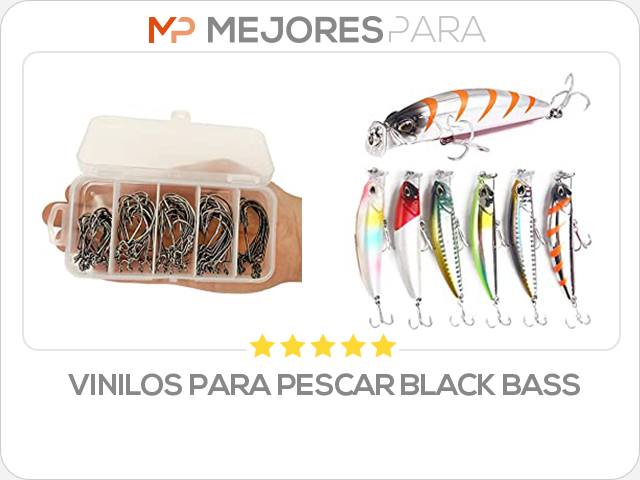 vinilos para pescar black bass