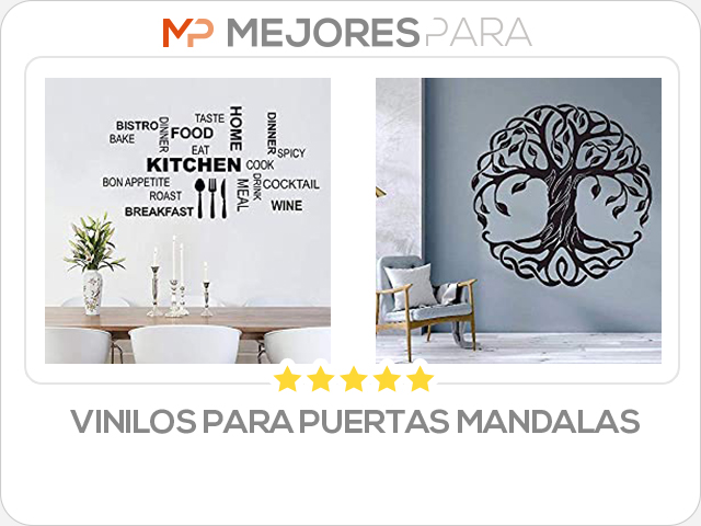 vinilos para puertas mandalas