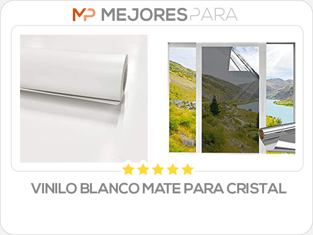 vinilo blanco mate para cristal