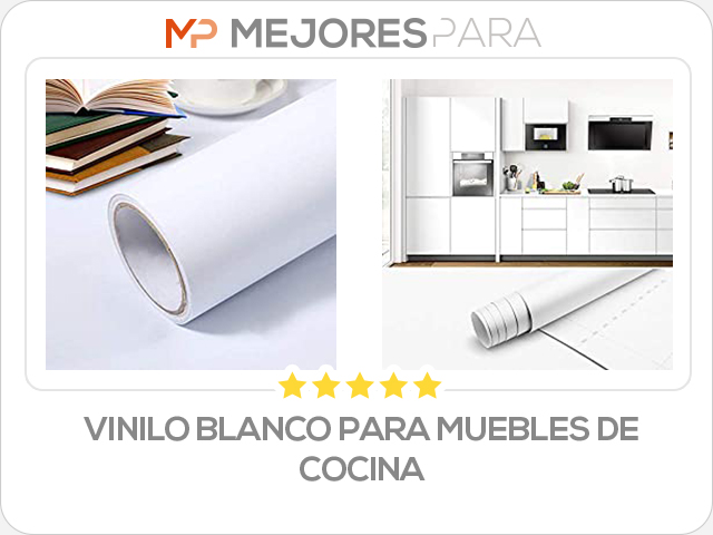 vinilo blanco para muebles de cocina