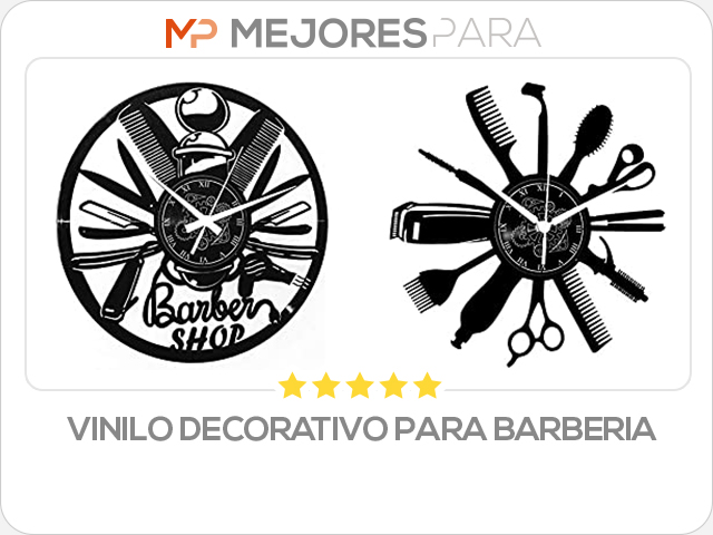 vinilo decorativo para barberia