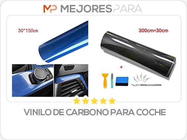 vinilo de carbono para coche