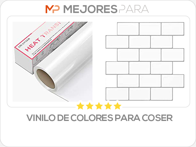 vinilo de colores para coser