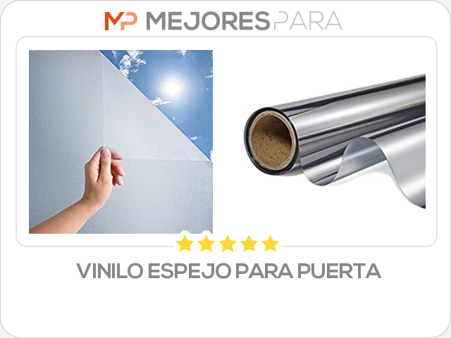 vinilo espejo para puerta