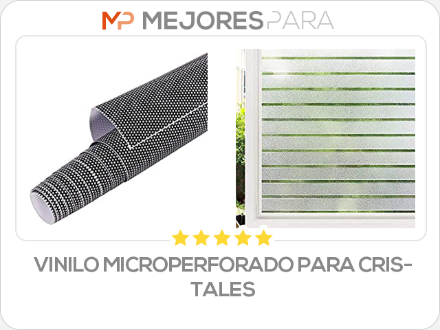 vinilo microperforado para cristales