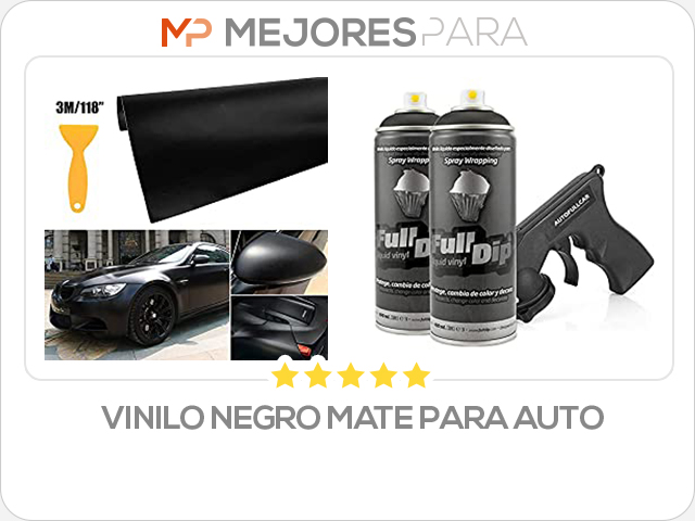 vinilo negro mate para auto