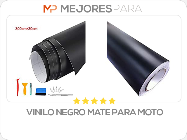 vinilo negro mate para moto