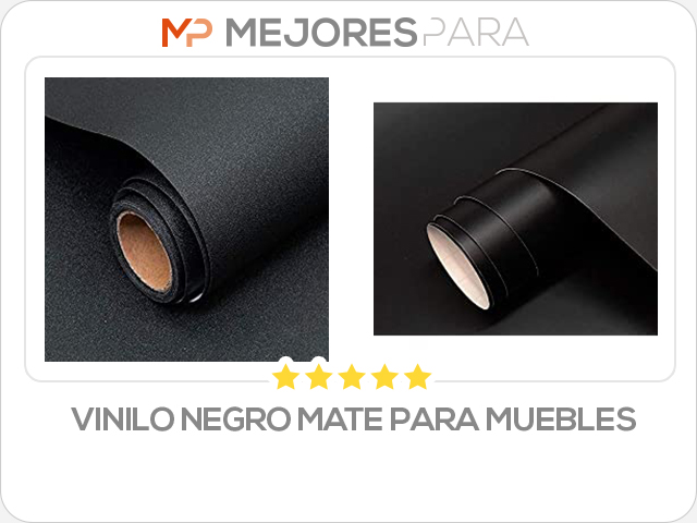 vinilo negro mate para muebles