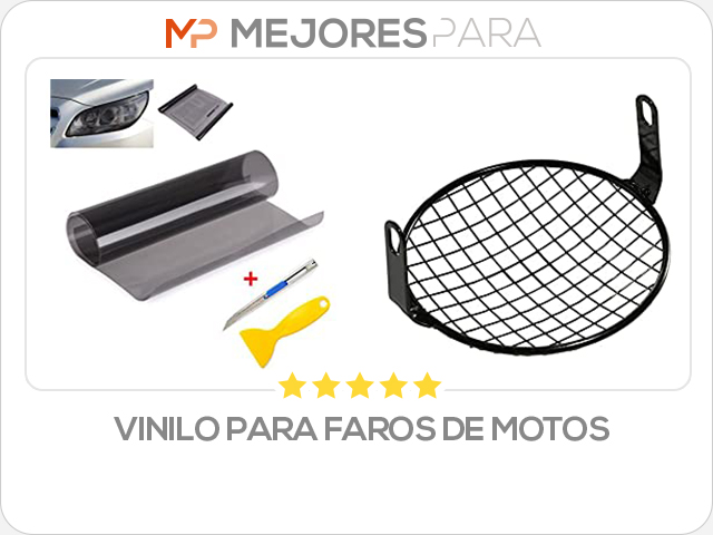 vinilo para faros de motos