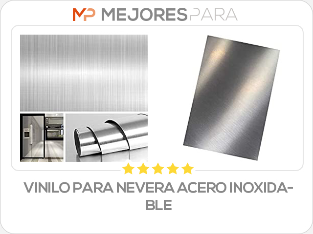 vinilo para nevera acero inoxidable