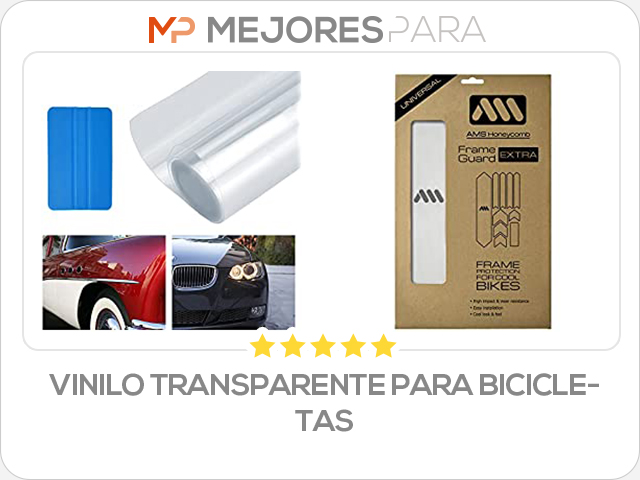 vinilo transparente para bicicletas