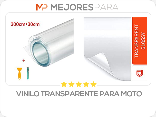 vinilo transparente para moto